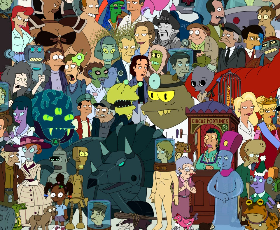 Futurama Cast Poster