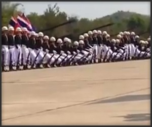 Thai Military Synchronized Show