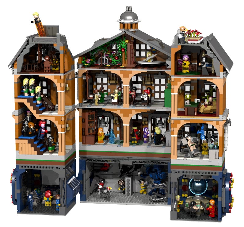 LEGO X-Men X-Mansion Concept