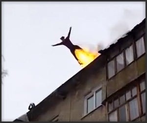 Flaming Roof Jump