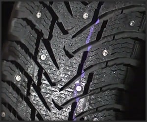 Retractable Tire Studs Concept