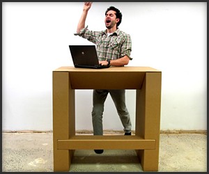Cardboard Standing Desk