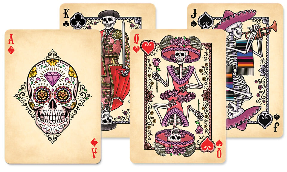 Dia de Los Muertos Playing Cards