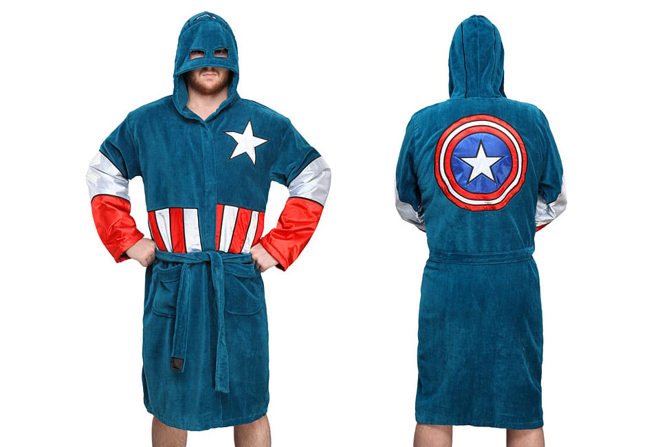 Official Captain America Bath Robe New