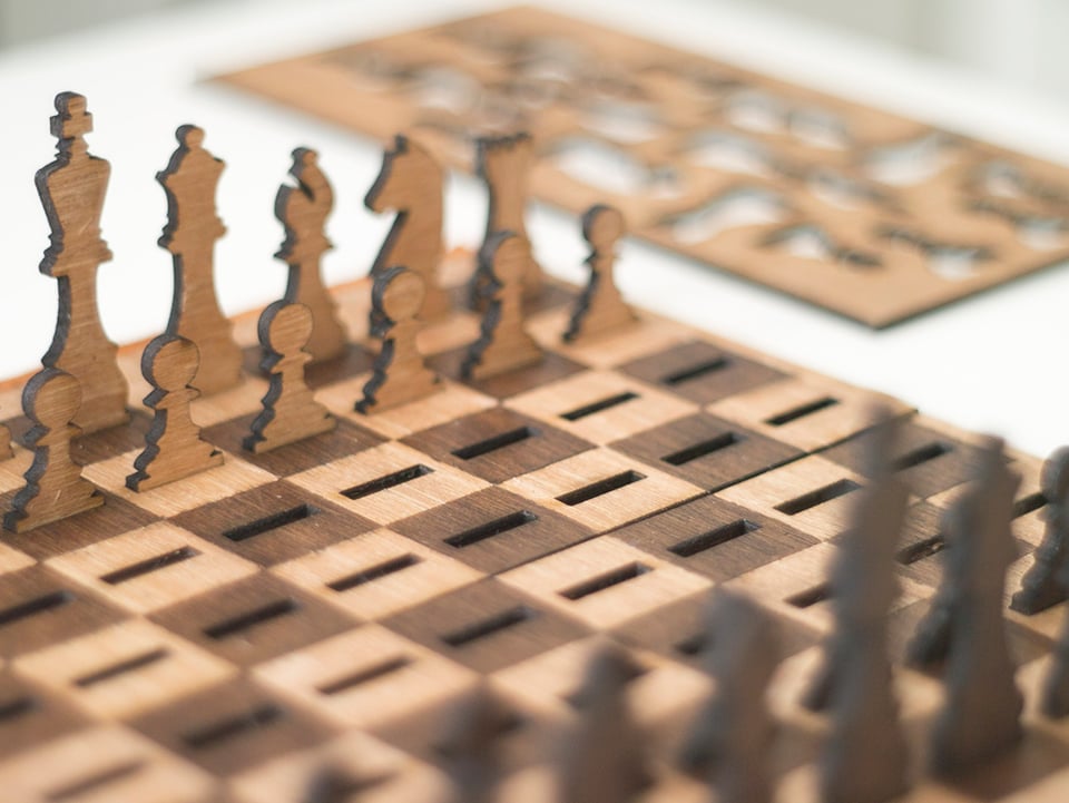 Got Chess? Flat Chess Set