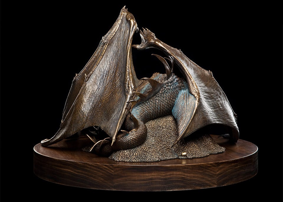 Bronze Smaug Sculpture