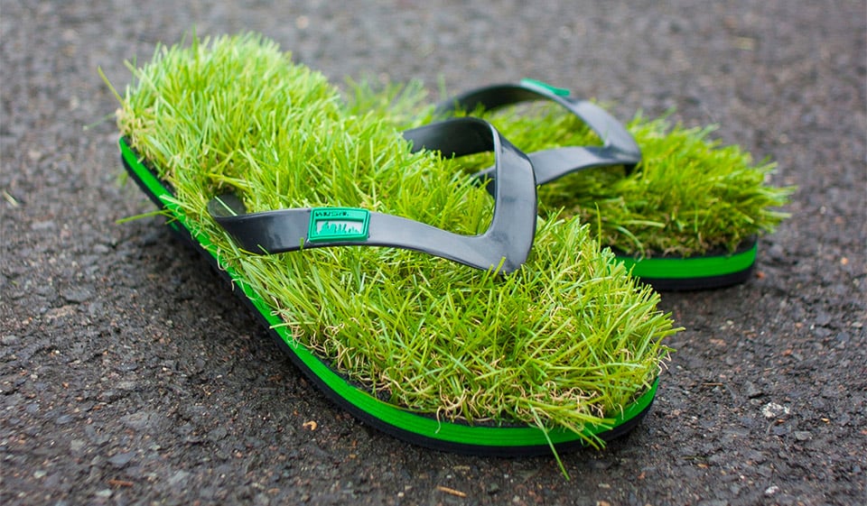 KUSA Grass Flip Flops
