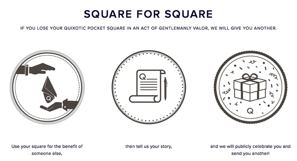 Quixotic Pocket Squares