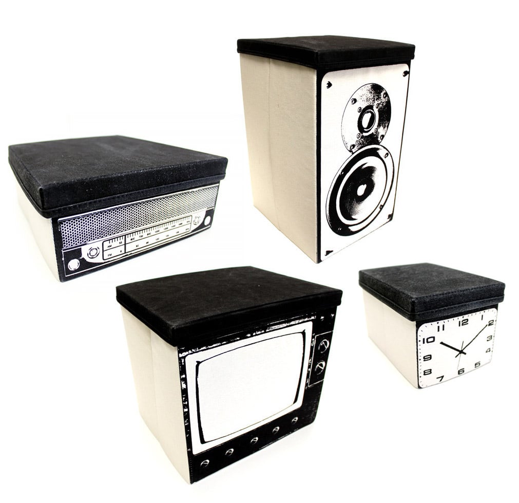 Home Entertainment Storage Bins