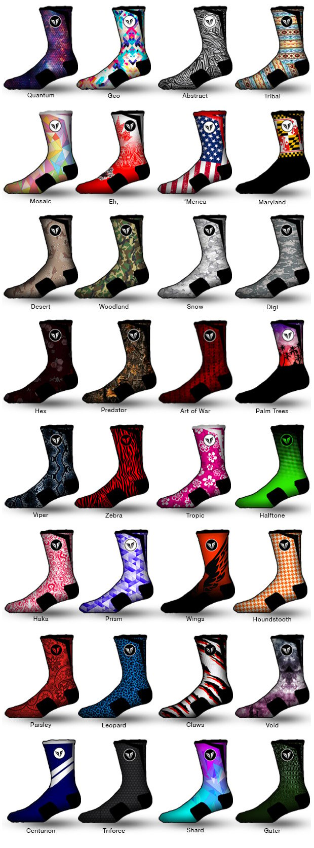 Vision Wear Athletic Socks