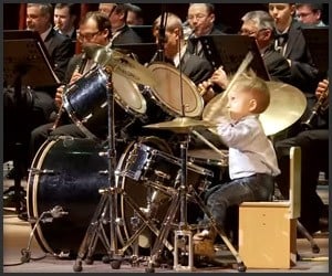 Three-Year-Old Drummer Boy