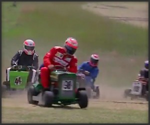 Lawnmower Racing with Kimi