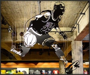 Michael Jordan Acrylic Chandeliers