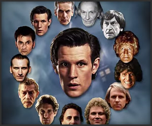 The Average Face of Doctor Who