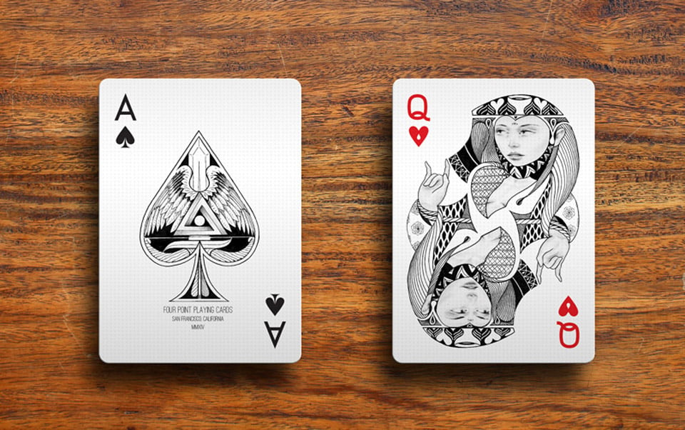 Four Point Playing Cards