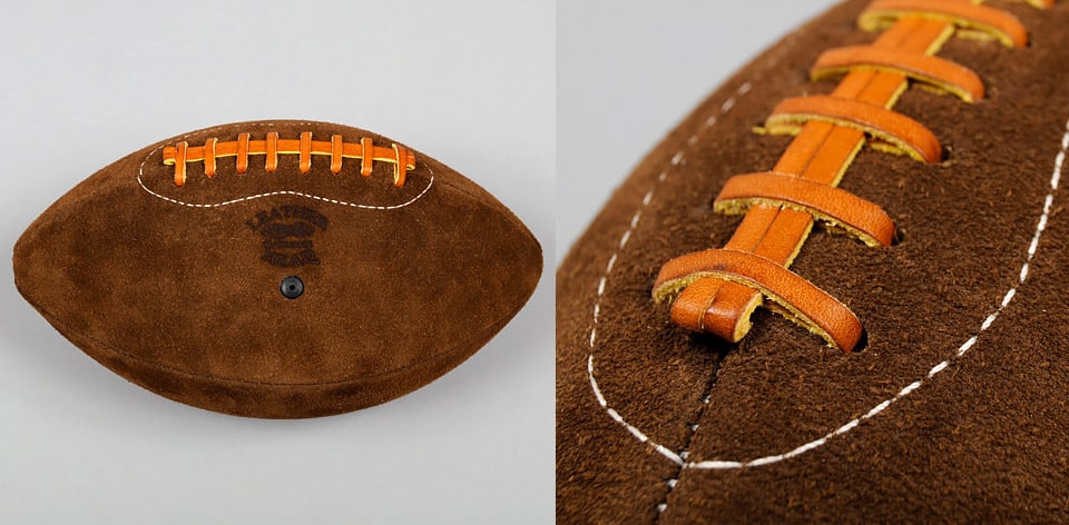 Leather Head Suede Football