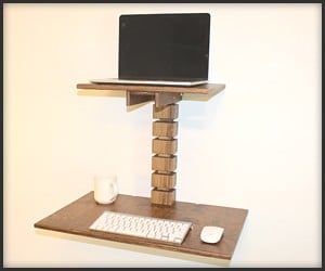 Wall-Mounted Standing Desk