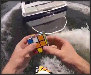 Rubik’s Cube Wakesurfing