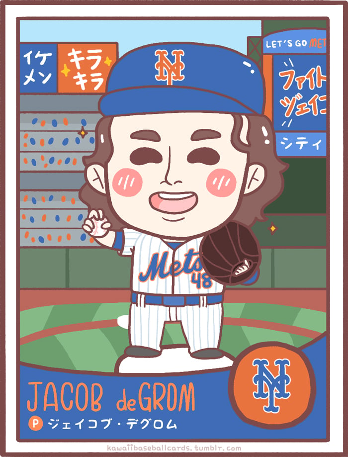 Kawaii Baseball Cards