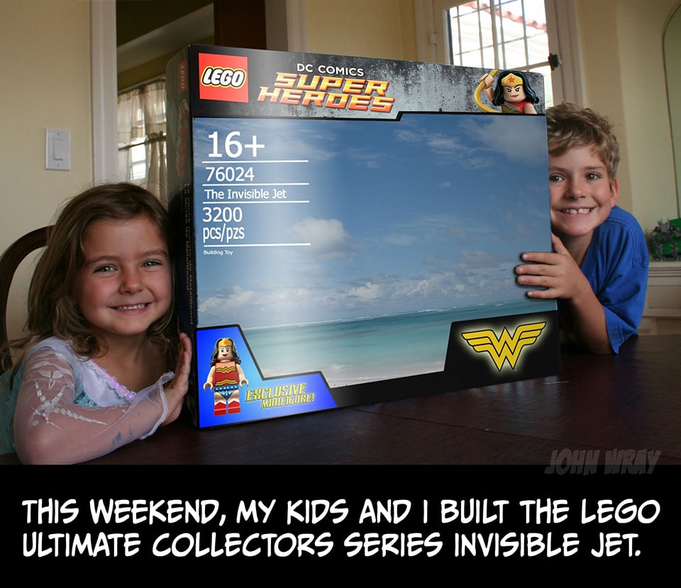 LEGO Wonder Woman Invisible Jet