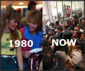 Black Friday: 1980s vs. Now