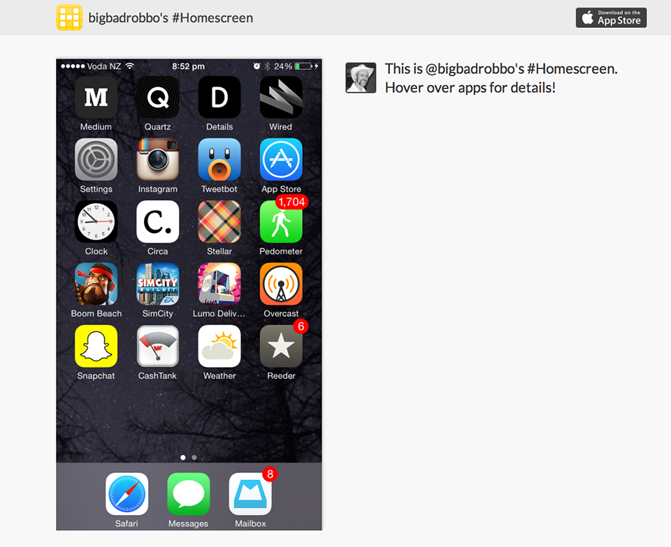 #Homescreen for iOS