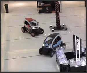 Renault Twizy at the Dubai Mall