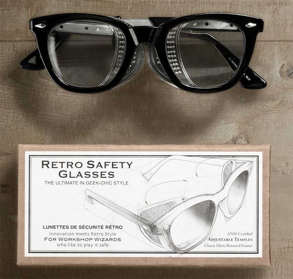 Retro Safety Glasses