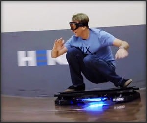 Tony Hawk Rides a Hoverboard