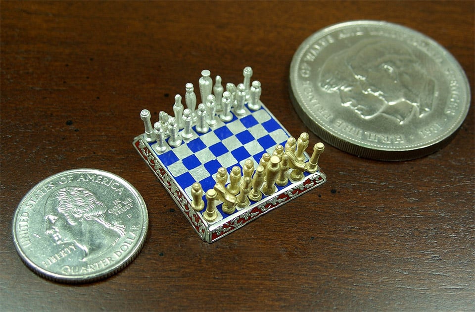 World’s Smallest Chess Set