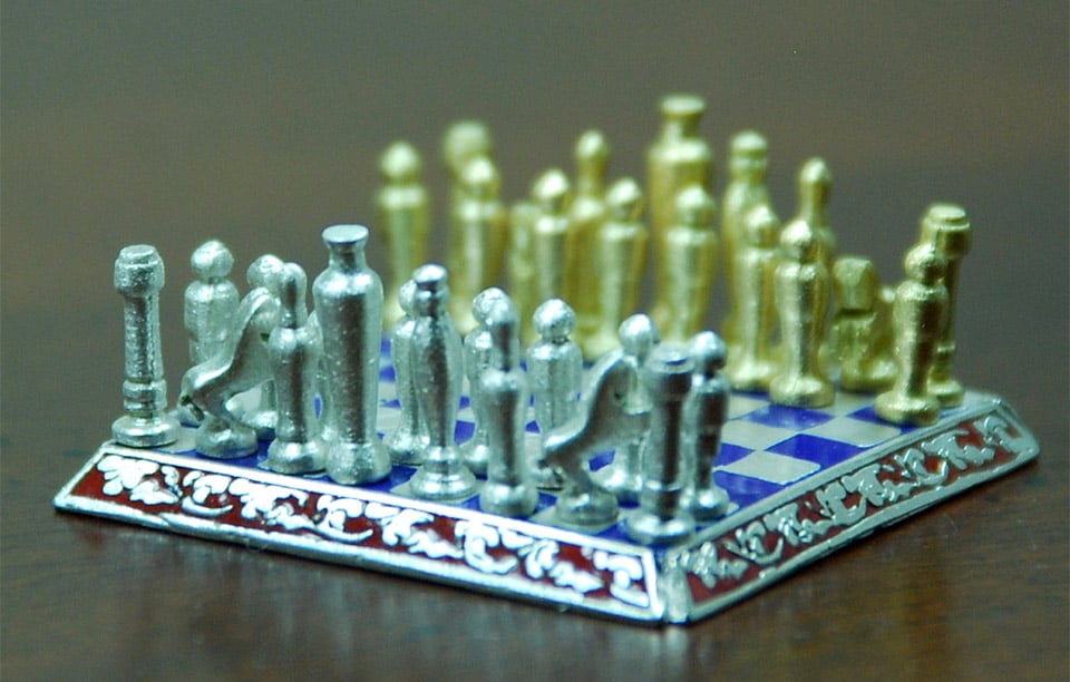 World’s Smallest Chess Set