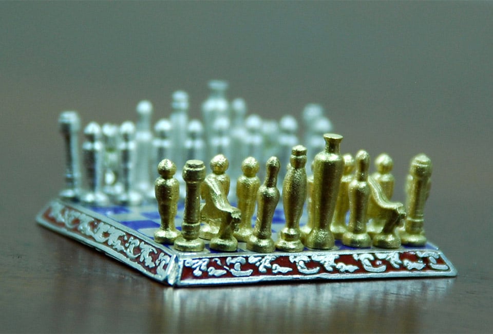 World’s Smallest Chess Set