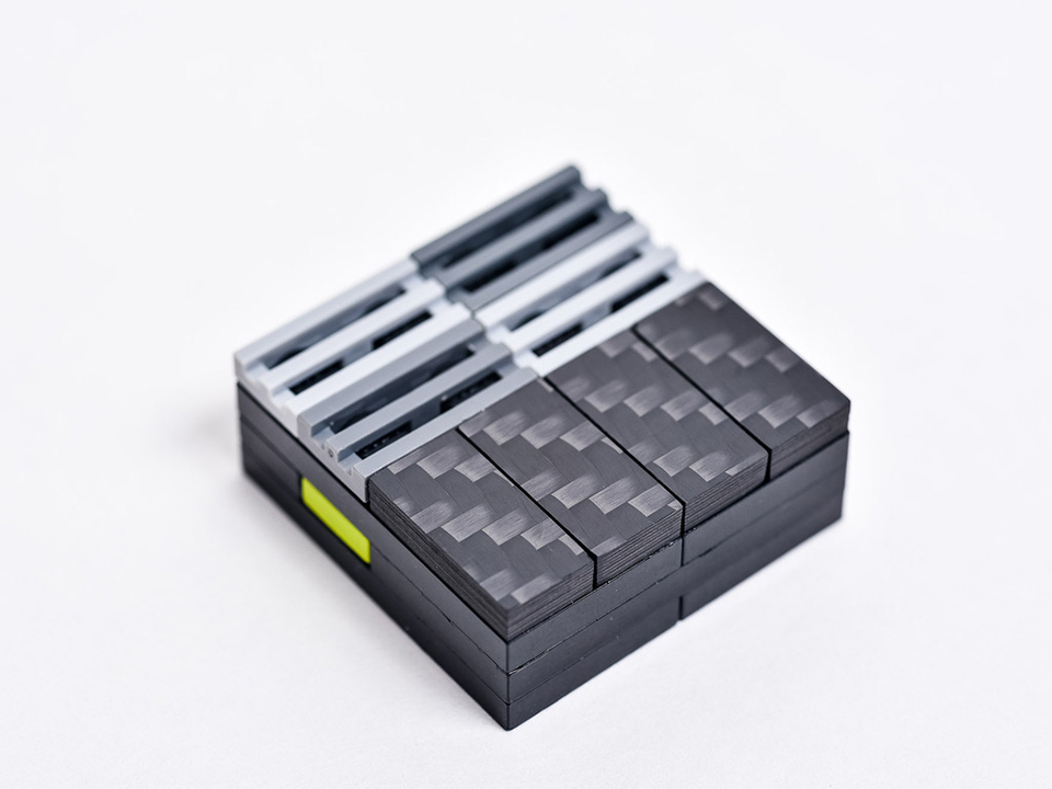 Carbon Fiber LEGO Tiles