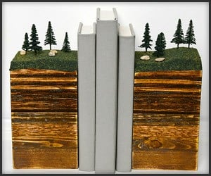 Layered Earth Bookends