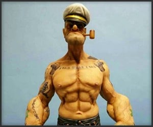 Realistic Popeye Figure