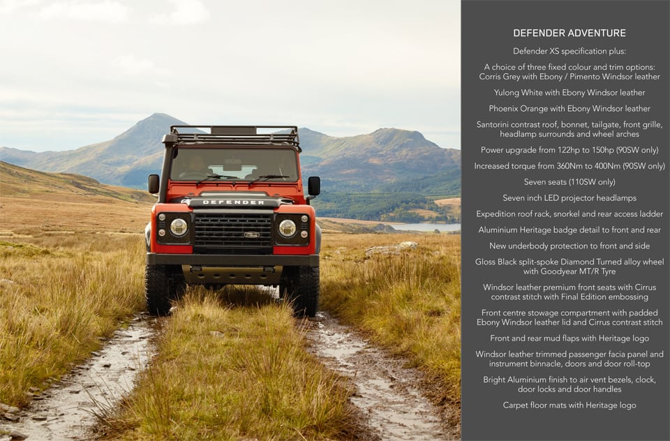 Land Rover Defender Celebration Series