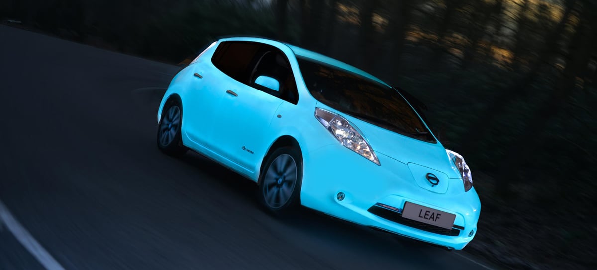 Nissan’s Glow-in-the-Dark LEAF