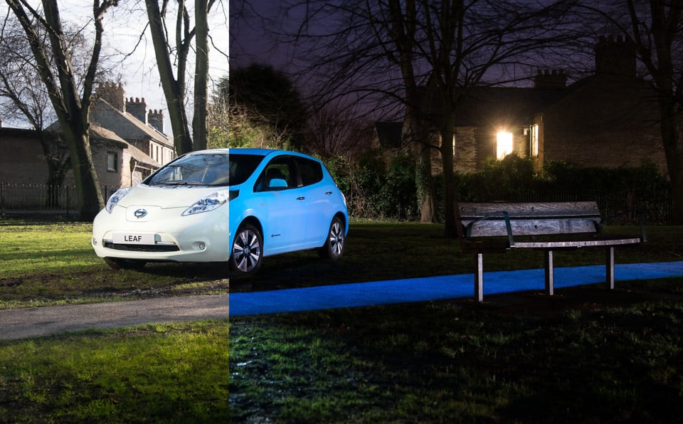 Nissan’s Glow-in-the-Dark LEAF