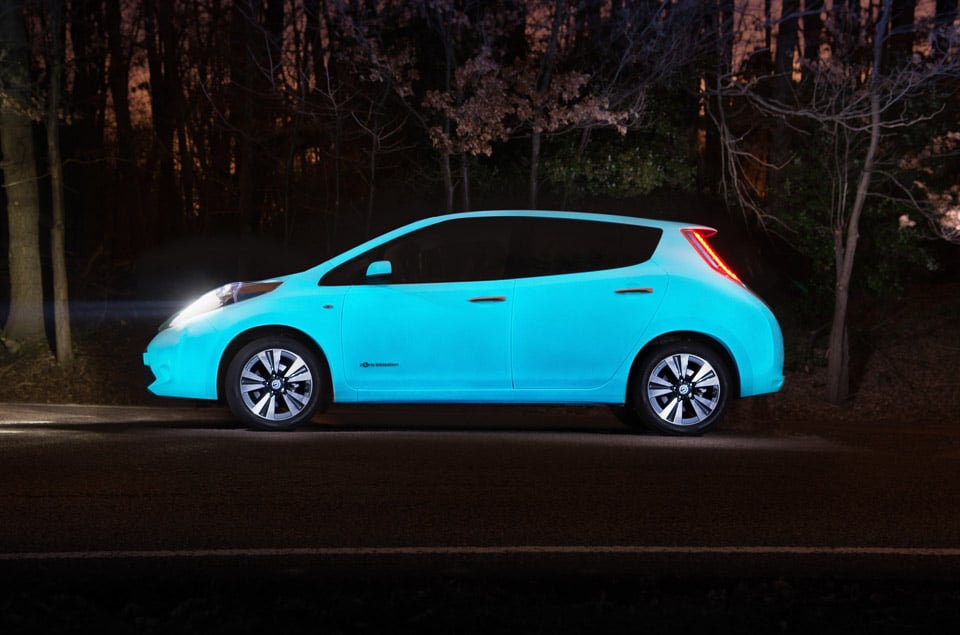 Nissan’s Glow-in-the-Dark LEAF