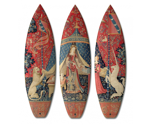 Surfboard & Skateboard Triptychs