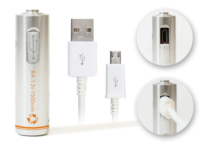 Lightors USB Rechargeable Batteries