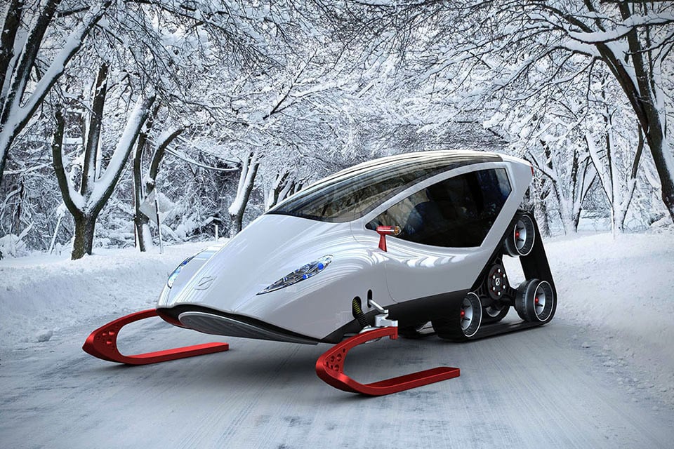 Snow Crawler Snowmobile Concept