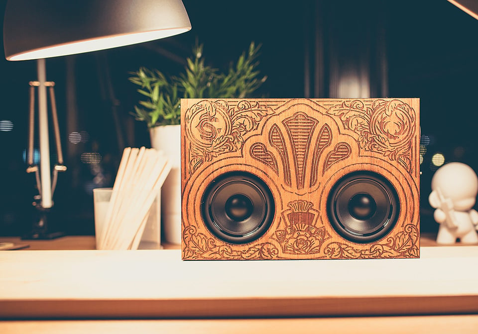 The Wooden Boombox