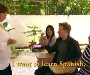 Conan Learns Spanish in Cuba