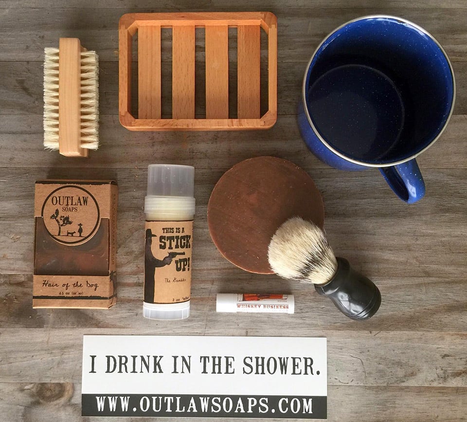 Sidewinder Whiskey Soap & Shave Set