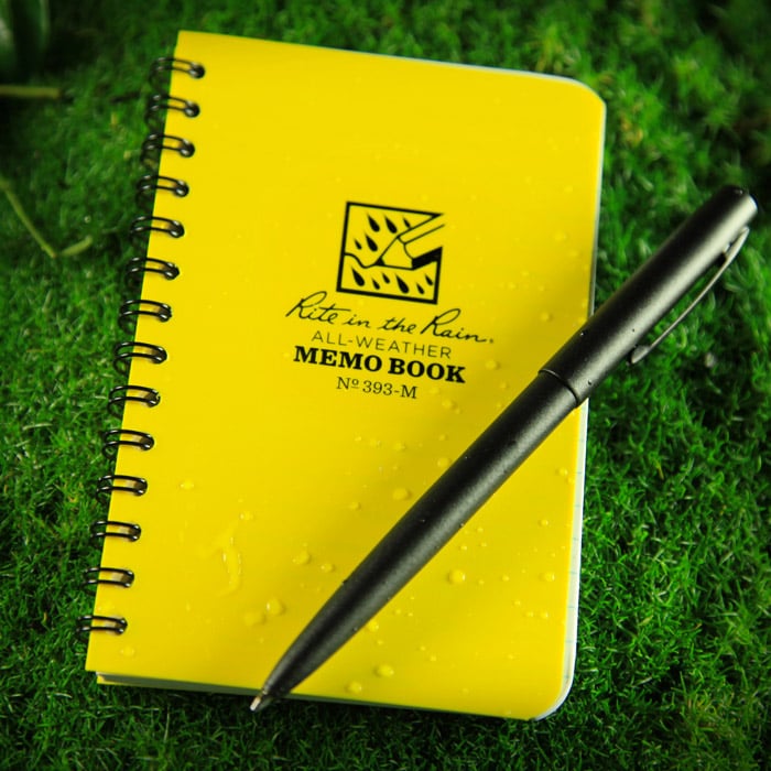 Rite in the Rain All-Weather Top-Spiral Pocket Notebook 135 B&H