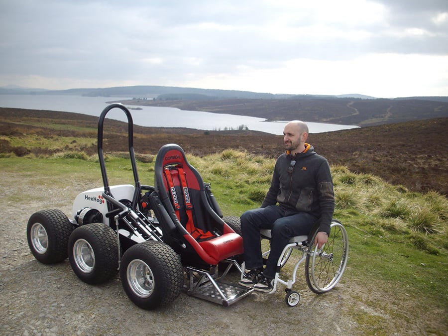 HexHog ATV Wheelchair