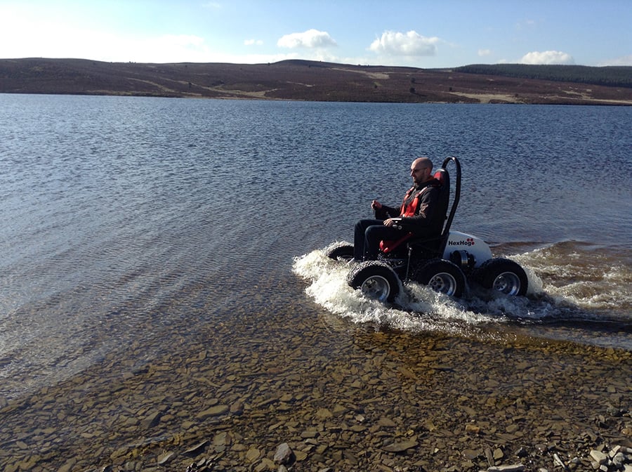 HexHog ATV Wheelchair - The Awesomer