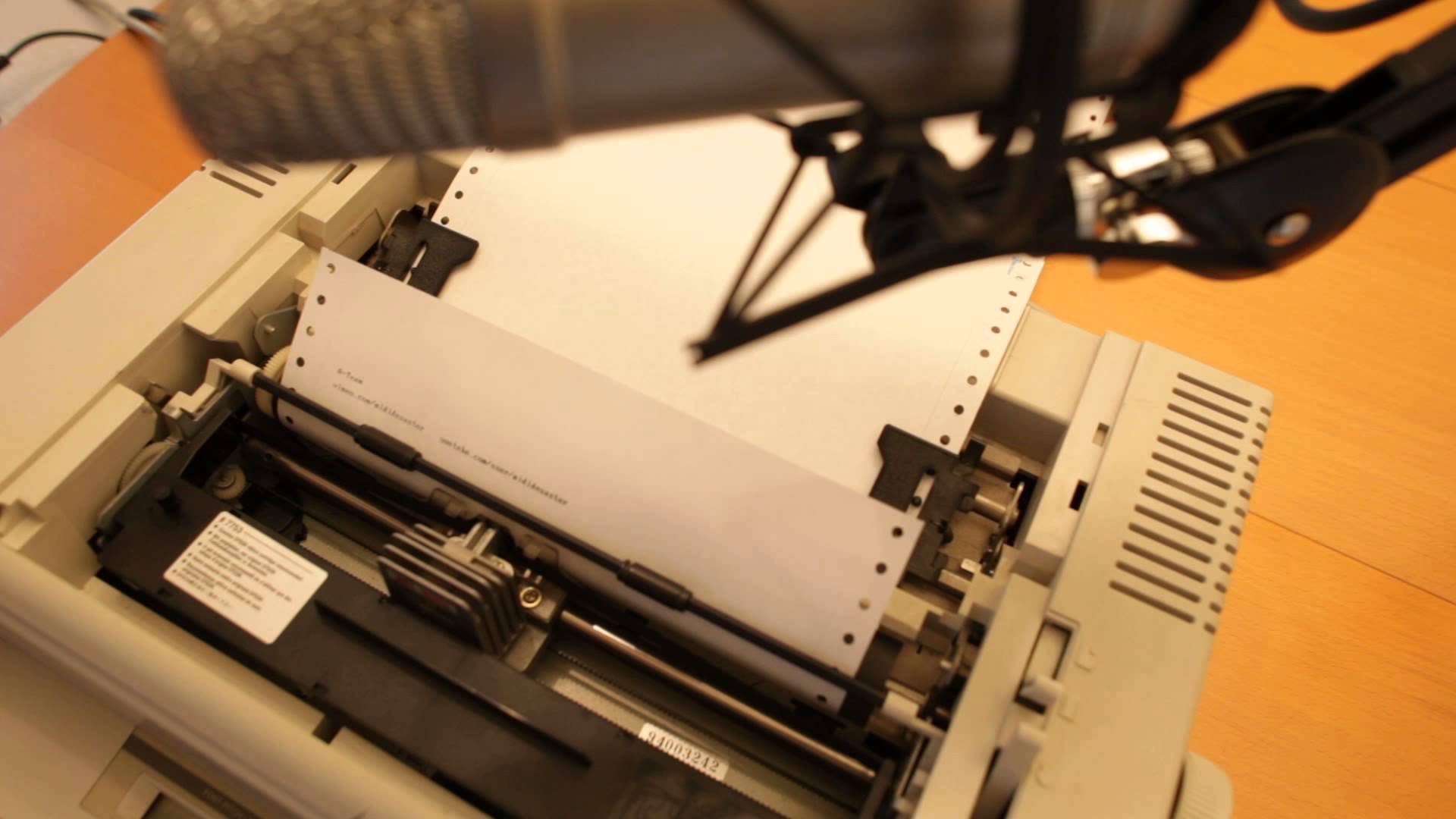 Making Music with a DotMatrix Printer