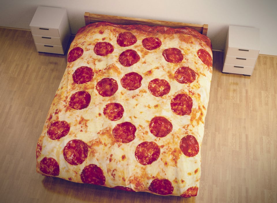 Pizza & Hamburger Bedding